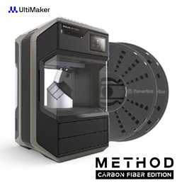 UltiMaker Method X Carbon Fiber 3D Printer 152x190x196